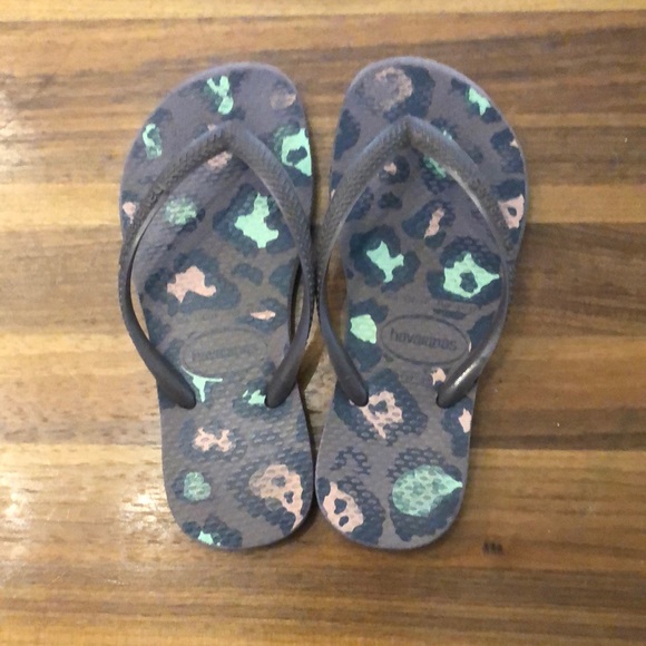 Kids Leopard Havaianas - Picture 1 of 2